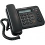 Panasonic KX-TS560 Ενσύρματο Τηλέφωνο Γραφείου Μαύρο