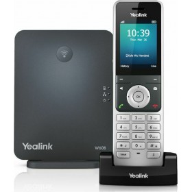 Yealink W60P Ασύρματο Τηλέφωνο IP 8 γραμμών Μαύρο Yealink W60P Ασύρματο Τηλέφωνο IP 8 γραμμών Μαύρο