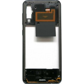 Samsung Μεσαίο Πλαίσιο Μαύρο για Galaxy A50