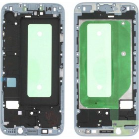 Samsung Μεσαίο Πλαίσιο Ασημί για Galaxy J7 2017