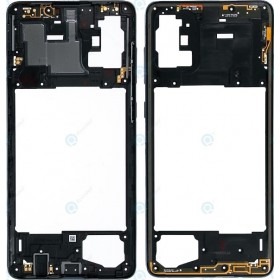 Samsung Μεσαίο Πλαίσιο Μαύρο για Galaxy A71