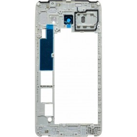 Samsung Μεσαίο Πλαίσιο Χρυσό με Τζαμάκι Κάμερας για Galaxy J5 2016