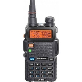 Baofeng UV-5R &amp Μικροακουστικό Ασύρματος Πομποδέκτης UHF/VHF 5.8W