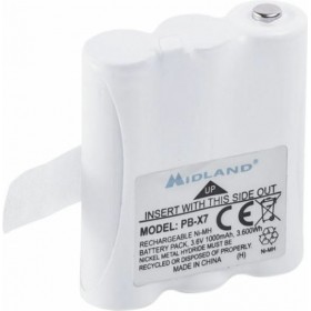 Midland PB-X7 Μπαταρία Ασύρματου Πομποδέκτη ΧΤ70 Midland PB-X7 Μπαταρία Ασύρματου Πομποδέκτη ΧΤ70