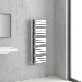 Karag Verona Πετσετοκρεμάστρα Μπάνιου 1200x500 403kcal/h Ασημί