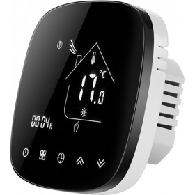BHT-001-GBLW Ψηφιακός Θερμοστάτης Smart με Οθόνη Αφής και Wi-Fi