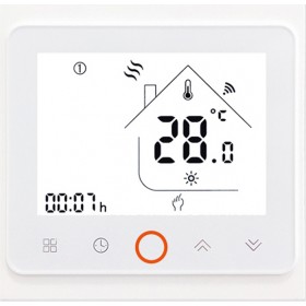 BHT-002-GCLWDB Ψηφιακός Θερμοστάτης Smart με Οθόνη Αφής και Wi-Fi