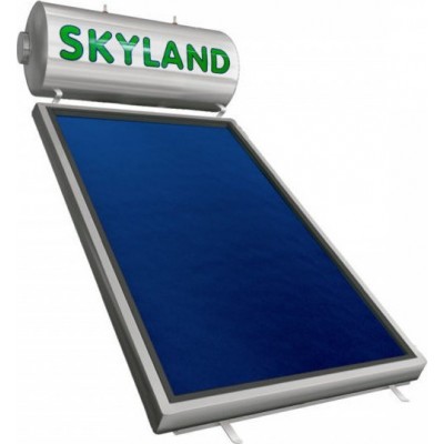 Skyland GL Ηλιακός Θερμοσίφωνας 120lt/1.95m² Glass Διπλής Ενέργειας με Επιλεκτικό Συλλέκτη