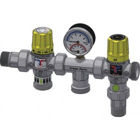 Brass Form 45οC 3/4'' Υδραυλικό Κιτ Ηλιακού Θερμοσίφωνα Brass Form 45οC 3/4'' Υδραυλικό Κιτ Ηλιακού Θερμοσίφωνα