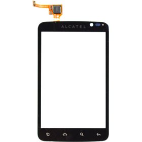 Alcatel Μηχανισμός Αφής χωρίς Κόλλα για OT-991 (Μαύρο)