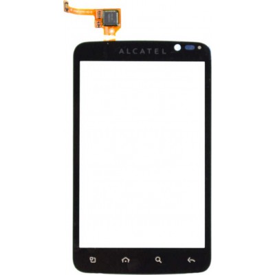 Alcatel Μηχανισμός Αφής χωρίς Κόλλα για OT-991 (Μαύρο)