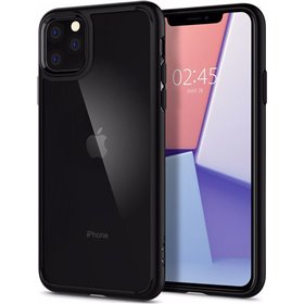 Spigen Ultra Hybrid Back Cover Πλαστικό Clear/Matte Black (iPhone 11 Pro Max) Spigen Ultra Hybrid Back Cover Πλαστικό Clear/Matte Black (iPhone 11 Pro Max)