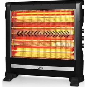 Life Vesta Σόμπα Χαλαζία με Θερμοστάτη και Ανεμιστήρα 2800W Life Vesta Σόμπα Χαλαζία με Θερμοστάτη και Ανεμιστήρα 2800W