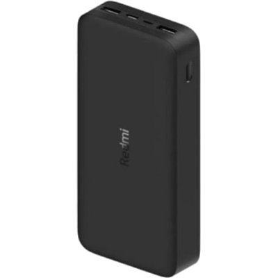 Xiaomi Redmi Power Bank 20000mAh 18W με 2 Θύρες USB-A Μαύρο