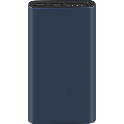 Xiaomi Mi PowerBank 3 10000mAh 18W με 2 Θύρες USB-A Μαύρο