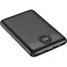 Veger VP1140 Power Bank 10000mAh 20W με Θύρα USB-A και Θύρα USB-C Quick Charge 3.0 / Power Delivery Μαύρο Veger VP1140 Power Bank 10000mAh 20W με Θύρα USB-A και Θύρα USB-C Quick Charge 3.0 / Power Delivery Μαύρο
