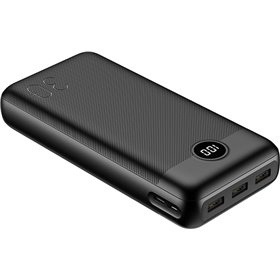 Veger VP3008PD Power Bank 30000mAh 20W με 3 Θύρες USB-A και Θύρα USB-C Μαύρο Veger VP3008PD Power Bank 30000mAh 20W με 3 Θύρες USB-A και Θύρα USB-C Μαύρο