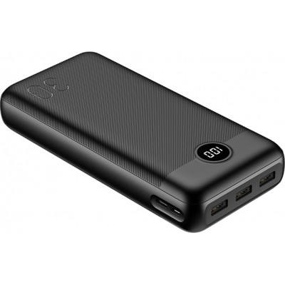 Veger VP3008PD Power Bank 30000mAh 20W με 3 Θύρες USB-A και Θύρα USB-C Μαύρο