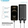 Veger VP3008PD Power Bank 30000mAh 20W με 3 Θύρες USB-A και Θύρα USB-C Μαύρο