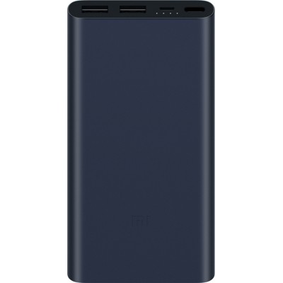 Xiaomi Mi Power Bank 2S 10000mAh με 2 Θύρες USB-A Μαύρο