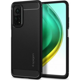 Spigen Rugged Armor Back Cover Σιλικόνης Μαύρο Matte (Xiaomi Mi 10T / Mi 10T Pro) Spigen Rugged Armor Back Cover Σιλικόνης Μαύρο Matte (Xiaomi Mi 10T / Mi 10T Pro)