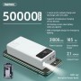 Remax RPP-162 Power Bank 50000mAh με 4 Θύρες USB-A Λευκό