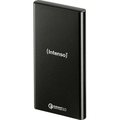 Intenso Q10000 Power Bank 10000mAh με 2 Θύρες USB-A Quick Charge 3.0 Μαύρο