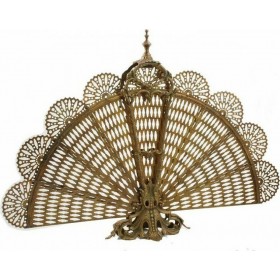 Convex 0325 Μεταλλικό Προστατευτικό Τζακιού 87x62cm Μπρούτζινο Convex 0325 Μεταλλικό Προστατευτικό Τζακιού 87x62cm Μπρούτζινο