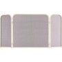 Zogometal 582 Μεταλλικό Προστατευτικό Τζακιού 53x23x50cm Ιβουάρ