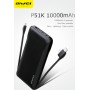 Awei P51K Power Bank 10000mAh με Θύρα USB-A Μαύρο