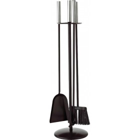 Zogometal 1230-B08 Σετ Εργαλείων Τζακιού με Κρεμανταλά Μαύρο/Νίκελ Ματ Zogometal 1230-B08 Σετ Εργαλείων Τζακιού με Κρεμανταλά Μαύρο/Νίκελ Ματ