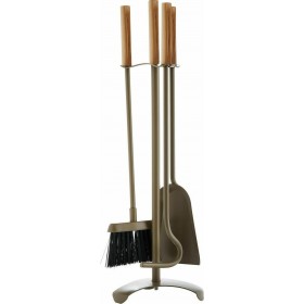 Zogometal 1240-B12 Σετ Εργαλείων Τζακιού με Κρεμανταλά Ξύλο Ελιας/Καφέ Ελιάς Zogometal 1240-B12 Σετ Εργαλείων Τζακιού με Κρεμανταλά Ξύλο Ελιας/Καφέ Ελιάς
