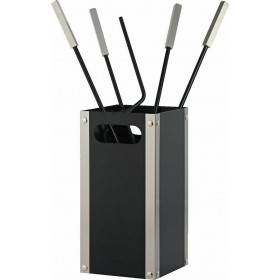 Zogometal 1235-K34 Σετ Εργαλείων Τζακιού με Κουβά Μαύρο/Νίκελ Ματ Zogometal 1235-K34 Σετ Εργαλείων Τζακιού με Κουβά Μαύρο/Νίκελ Ματ