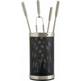 Zogometal 1200-K16 Σετ Εργαλείων Τζακιού με Κουβά Μαύρο/Νίκελ Ματ Zogometal 1200-K16 Σετ Εργαλείων Τζακιού με Κουβά Μαύρο/Νίκελ Ματ