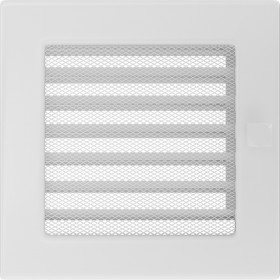 Kratki 17BX Τετράγωνη Περσίδα Τζακιού 17x17cm Λευκή Kratki 17BX Τετράγωνη Περσίδα Τζακιού 17x17cm Λευκή