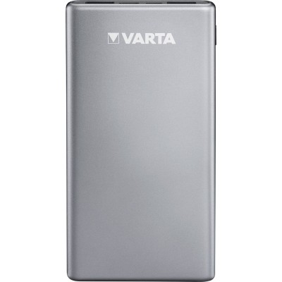 Varta Fast Energy Power Bank 20000mAh 18W με 2 Θύρες USB-A και Θύρα USB-C Quick Charge 3.0 Ασημί