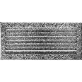 Kratki 37CS/FRESH Ορθογώνια Περσίδα Τζακιού 37x17cm Ασημί Kratki 37CS/FRESH Ορθογώνια Περσίδα Τζακιού 37x17cm Ασημί