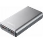 Varta Fast Energy Power Bank 20000mAh 18W με 2 Θύρες USB-A και Θύρα USB-C Quick Charge 3.0 Ασημί