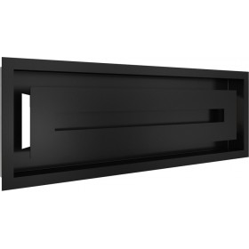 Kratki 49C/WIND Ορθογώνια Περσίδα Τζακιού 49x17cm Μαύρη Kratki 49C/WIND Ορθογώνια Περσίδα Τζακιού 49x17cm Μαύρη
