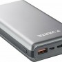 Varta Fast Energy Power Bank 20000mAh 18W με 2 Θύρες USB-A και Θύρα USB-C Quick Charge 3.0 Ασημί