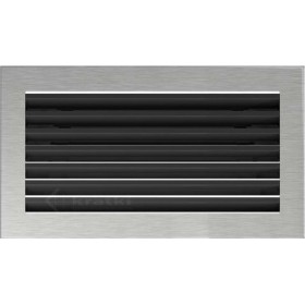 Kratki Fresh Ορθογώνια Περσίδα Τζακιού 30x17cm Inox Kratki Fresh Ορθογώνια Περσίδα Τζακιού 30x17cm Inox