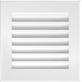 Kratki Fresh Τετράγωνη Περσίδα Τζακιού 17x17cm Λευκή Kratki Fresh Τετράγωνη Περσίδα Τζακιού 17x17cm Λευκή