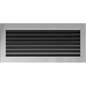 Kratki 37SZ Fresh Ορθογώνια Περσίδα Τζακιού 37x17cm Inox Kratki 37SZ Fresh Ορθογώνια Περσίδα Τζακιού 37x17cm Inox