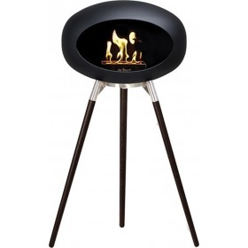 Le Feu Ground Wood Steel Fireplace Επιδαπέδιο Τζάκι Βιοαιθανόλης Εσωτερικού Χώρου Black