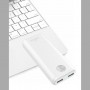 Powertech PT-802 Power Bank 10000mAh με 2 Θύρες USB-A Λευκό