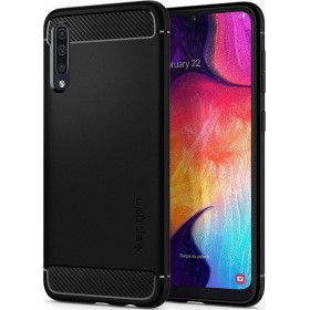 Spigen Rugged Armor Back Cover Σιλικόνης Μαύρο (Galaxy A50) Spigen Rugged Armor Back Cover Σιλικόνης Μαύρο (Galaxy A50)