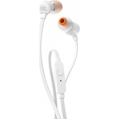 JBL T110 In-ear Handsfree με Βύσμα 3.5mm Λευκό