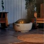 VonHaus Round MgO Fire Pit Τζάκι Εξωτερικού Χώρου από Πηλό