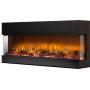 Dimplex Vivente 150 Επιτοίχιο Ηλεκτρικό Τζάκι 1500W 154x66.5cm Μαύρο