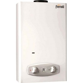 Ferroli Zefiro Eco 11 Ταχυθερμοσίφωνας Κεντρικός Υγραερίου 21.7kW
